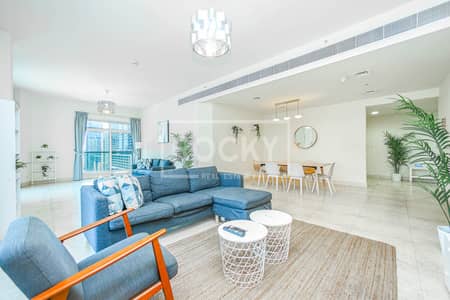 3 Bedroom Apartment for Rent in Dubai Marina, Dubai - Big Size | Fully Furnished |Close To Metro Station
