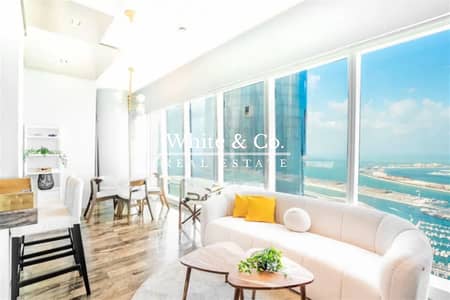 2 Bedroom Apartment for Rent in Dubai Marina, Dubai - Furnished | Upgraded | Sea View