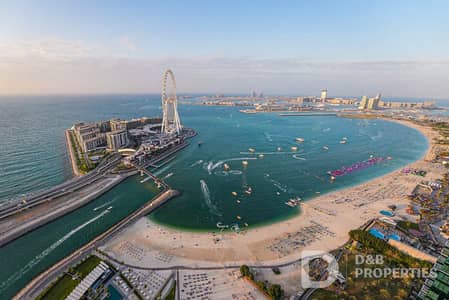 朱美拉海滩住宅（JBR）， 迪拜 2 卧室公寓待售 - 位于朱美拉海滩住宅（JBR），朱美拉谦恭度假酒店和水疗中心，朱美拉门户1号大厦 2 卧室的公寓 8500000 AED - 11310936