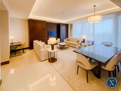 3 Bedroom Flat for Rent in Downtown Dubai, Dubai - Luxury Furnished | Available Now | High Floor