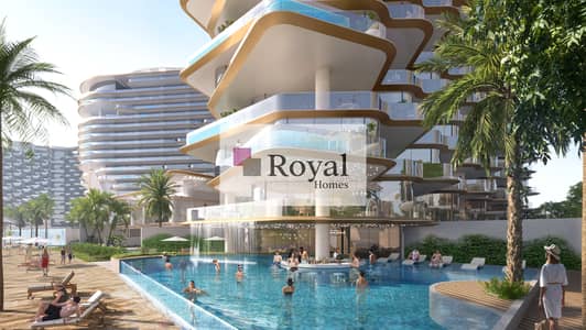 1 Спальня Апартамент Продажа в Аль Марджан Айленд, Рас-эль-Хайма - C06-BEACH CLUB VIEW - Copy. jpg