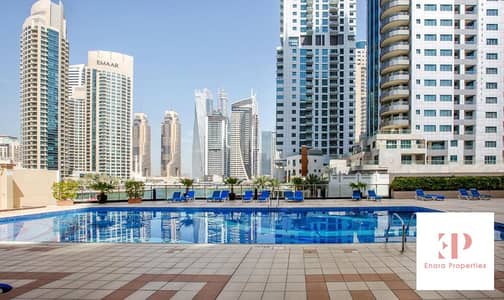 2 Bedroom Flat for Rent in Dubai Marina, Dubai - Marina View Pool View 2. jpg