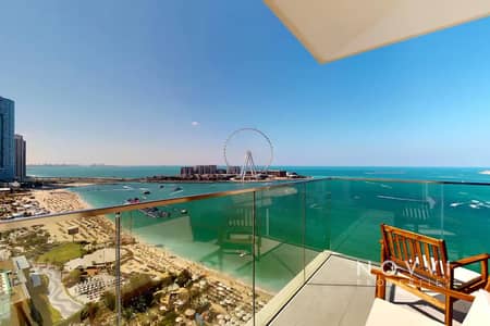 2 Bedroom Flat for Rent in Jumeirah Beach Residence (JBR), Dubai - Sea View | Private Beach | Vacant