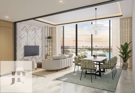 1 Bedroom Flat for Sale in Motor City, Dubai - AZIZI VENICE LIVING AND DINING VIEW. jpg