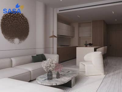 استوديو  للبيع في الجداف، دبي - Living room 2. jpg
