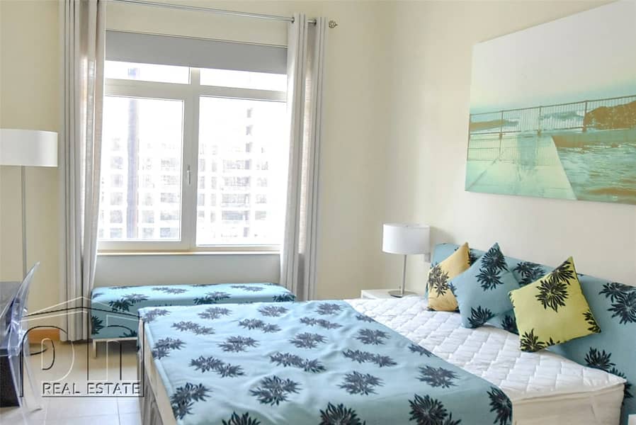 8 Clean Furnished 1Bed B Type RHS Sea View