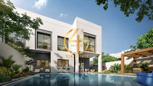 4 Bedroom Villa for Sale in Yas Island, Abu Dhabi - 15 Rear Yard Area. jpg