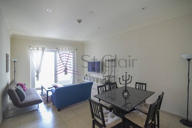 Furnished 2 Bed | Marina View | Partial Sea view