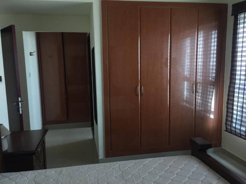 Full Furnished Full Sea View 2 Bedrooms hall for Rent Corniche Tower Ajman