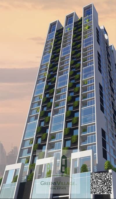 شقة 1 غرفة نوم للبيع في مدينة الإمارات‬، عجمان - GOLD CREST D . png