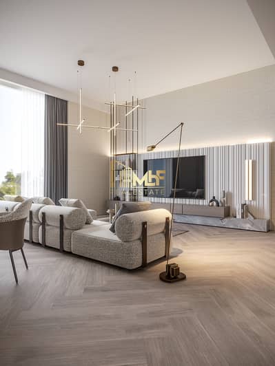 شقة 3 غرف نوم للبيع في أرجان، دبي - TCD 3 Bedroom_living area. jpg