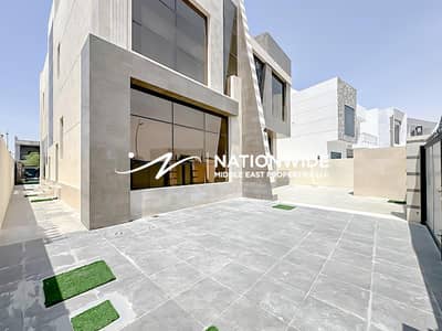 5 Bedroom Villa for Rent in Yas Island, Abu Dhabi - Vacant | Stylish Single Row Villa | Private Pool