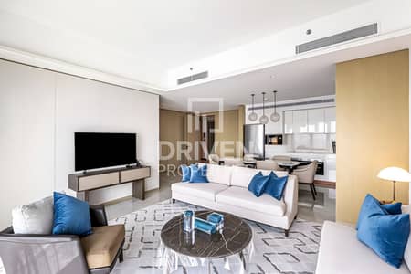 3 Bedroom Flat for Rent in Dubai Creek Harbour, Dubai - High Floor | Serviced Apt | Burj Khalifa View