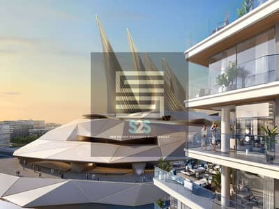 萨迪亚特岛， 阿布扎比 3 卧室单位待售 - ATKINS_TheGrovePlot04_CGI08_BalconyView_09. jpg