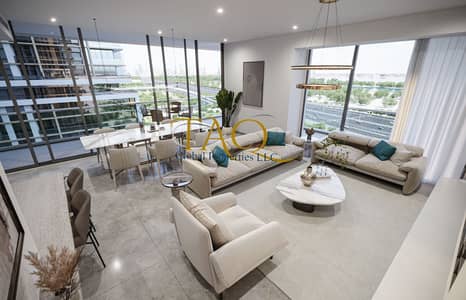 苏巴哈特兰社区， 迪拜 1 卧室单位待售 - living-room. jpg