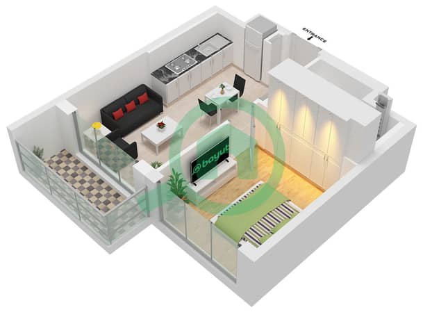 Type A Unit 6 Floor 8-16,21-29,33-41,46-55