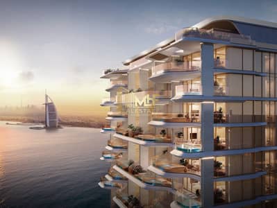 2 Bedroom Flat for Sale in Palm Jumeirah, Dubai - Render_Vitalia_Sea Side Building Shot. jpg