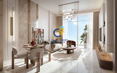 1 Bedroom Flat for Sale in Dubai Sports City, Dubai - Interior Living Room. jpg