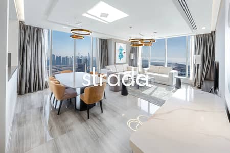 3 Bedroom Apartment for Rent in Dubai Media City, Dubai - A view from every room | High floor | Serviced