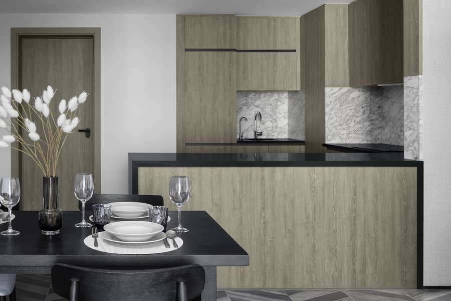 5 2 Bedroom JBR - Dining and Kitchen. jpg