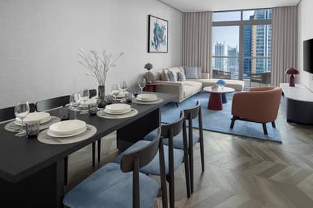 迪拜码头， 迪拜 3 卧室公寓待租 - 3 Bedroom Dining Area. jpg