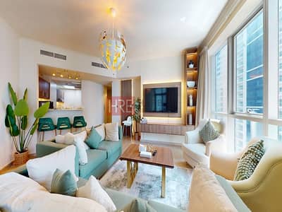2 Bedroom Apartment for Rent in Dubai Marina, Dubai - High Floor | Fully Furnished | Prime Location