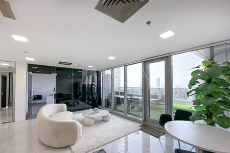 Office for Rent in Jumeirah Lake Towers (JLT), Dubai - Modern Office | Large Balcony | Great Views