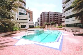 شقة في بناية واحة النخيل،المنخول،بر دبي 2 غرف 96000 درهم - 7712173