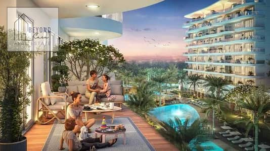 1 Bedroom Flat for Sale in DAMAC Lagoons, Dubai - Balcony View Lagoon Views 5. PNG. jpeg