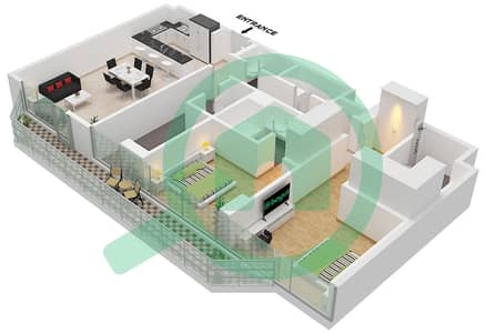 The Source - 2 Bed Apartments Type B Floor plan