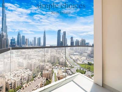 2 Bedroom Flat for Rent in Downtown Dubai, Dubai - Downtown View / Fully Furnished /  Large Layout