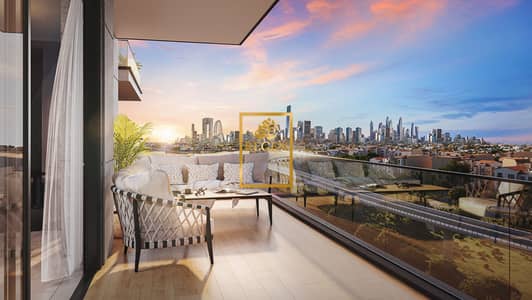 3 Bedroom Apartment for Sale in Al Furjan, Dubai - Balcony. jpeg