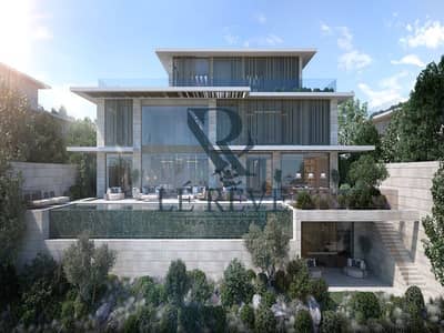 4 Bedroom Villa for Sale in Al Hudayriat Island, Abu Dhabi - EXT_FRONTAL_PISCINA. jpg