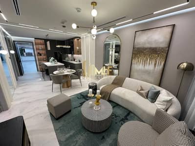 2 Bedroom Apartment for Sale in Arjan, Dubai - living room. jpeg