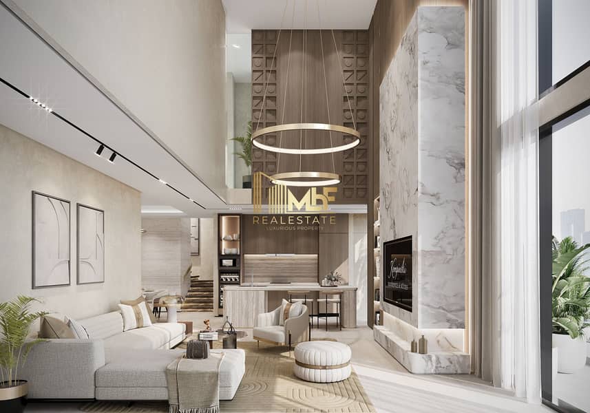 3 Render_Kempinski Marina Residences Dubai_3BR Duplex - Living. jpg