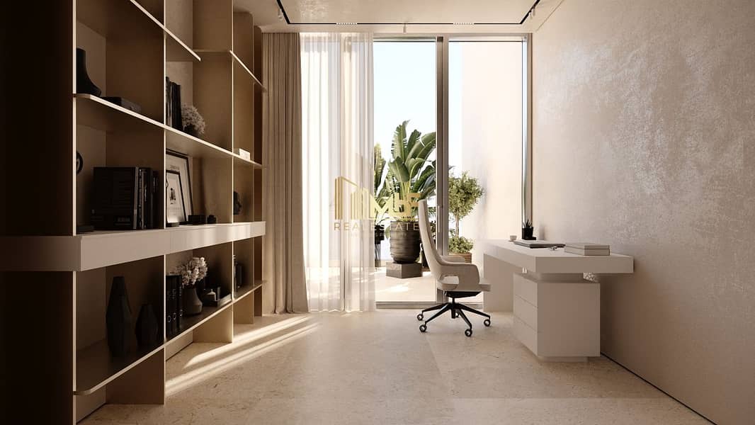 18 Render_Kempinski Marina Residences Dubai_4 Bed Duplex - Study. jpg