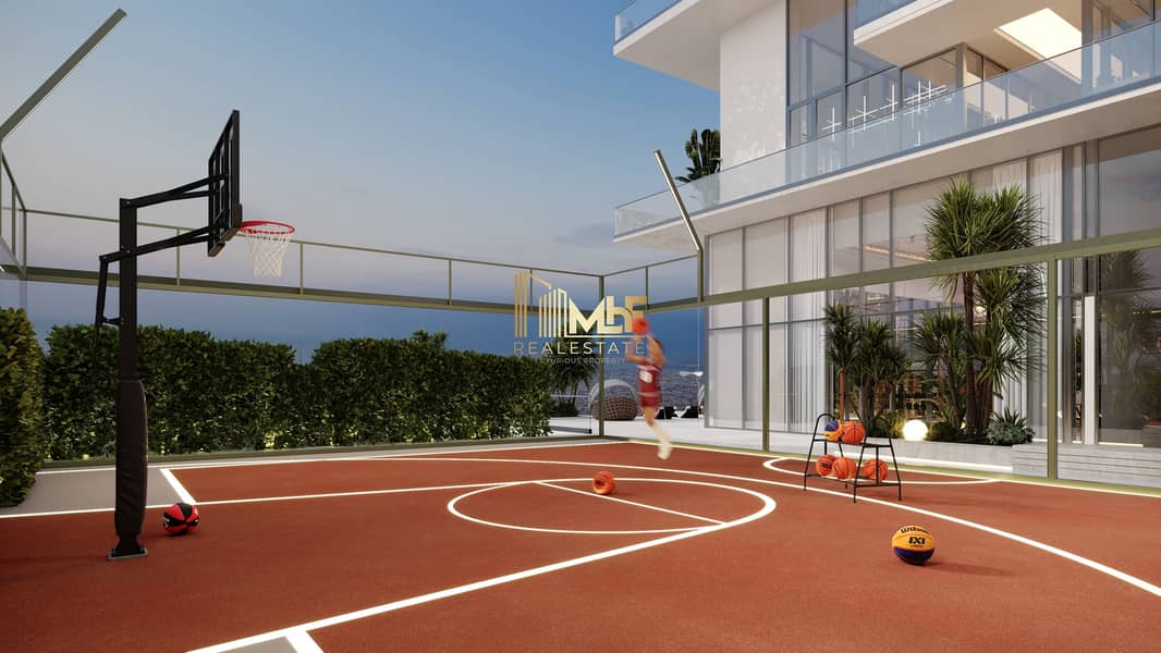24 Render_Kempinski Marina Residences Dubai_Amenities_Outdoor Half Basketball Court. jpg