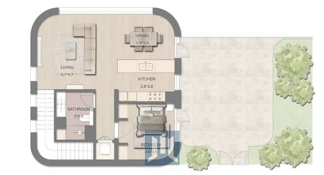 8 FP- 3BR Waterfront Duplex- Upper Floor. png