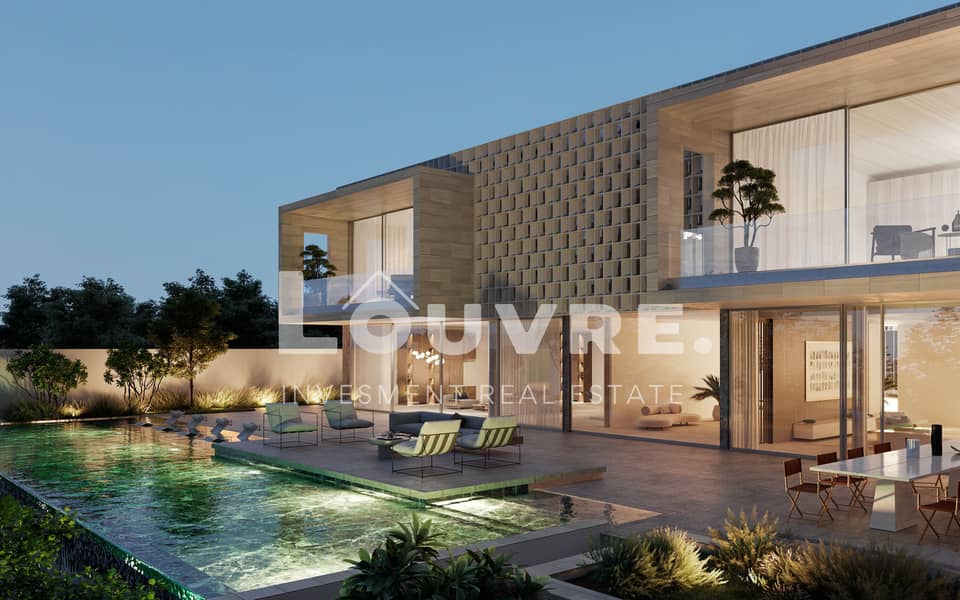 4 Mansion T3 Rear facade pool - G+1. jpg