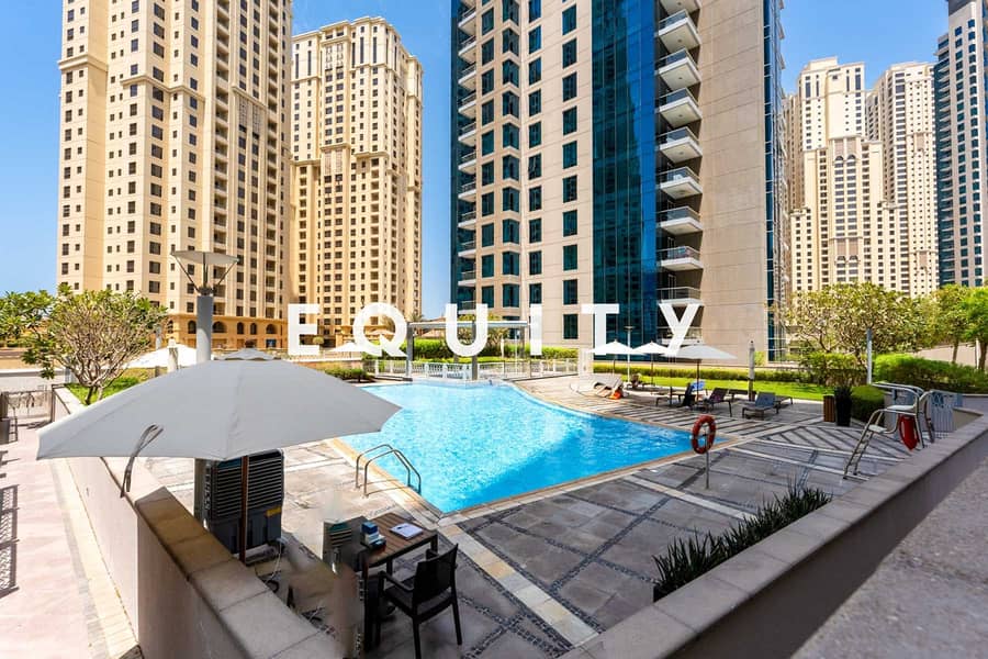 位于迪拜码头，滨海长廊公寓，德尔菲娜大厦 2 卧室的公寓 170000 AED - 11361851