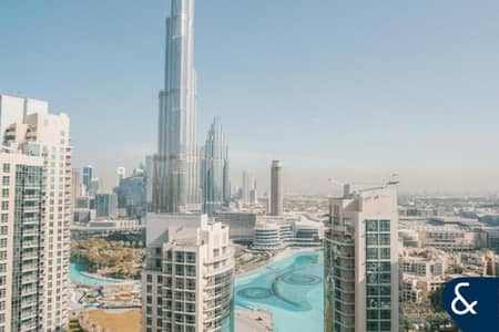 2 Bedroom Apartment for Sale in Downtown Dubai, Dubai - Burj and Fountain View | VOT | High floor