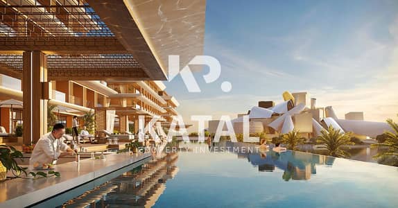 1 Bedroom Flat for Sale in Saadiyat Island, Abu Dhabi - Nobu Residences, 1 Bedroom Apartment, Saadiyat Island, Lourve Museum, Abu Dhabi 007. jpg