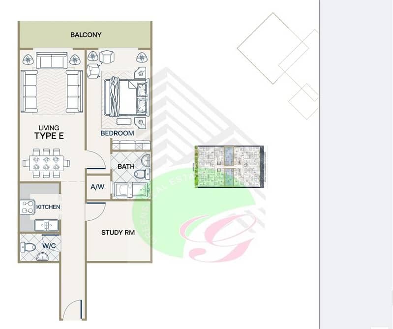 20 Type E + Study Room. PNG