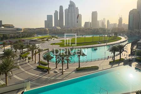 2 Bedroom Flat for Rent in Downtown Dubai, Dubai - Full Fountain and Burj Khalifa View | Vacant