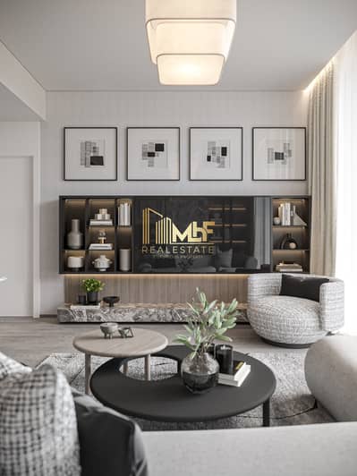 شقة 1 غرفة نوم للبيع في مدينة دبي الرياضية، دبي - tv area front view. jpg