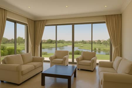 阿尔西拉， 阿布扎比 商业别墅待售 - emirates_hills_villa_living_room. png