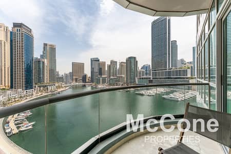 1 Bedroom Flat for Rent in Dubai Marina, Dubai - Furnished | Canal View | Modern | Chiller Free