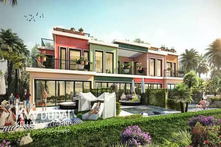 4 Bedroom Townhouse for Sale in DAMAC Lagoons, Dubai - Lagoon Facing | Handover Soon | On the Lagoon