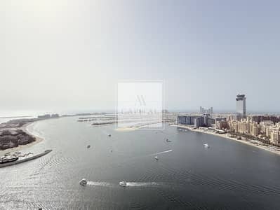 2 Bedroom Apartment for Rent in Dubai Harbour, Dubai - 2BR | High Floor | Full Sea And Palm View | Design