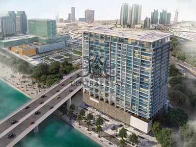 1 Bedroom Flat for Rent in Al Maryah Island, Abu Dhabi - Main Bird Eye. jpg